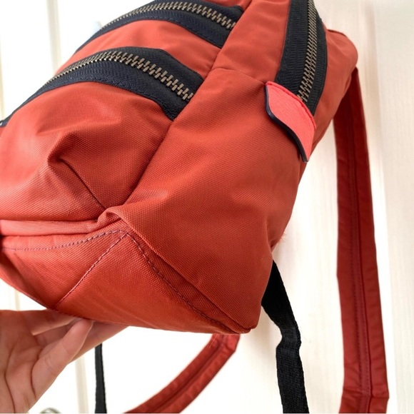 $198 Marc By Marc Jacobs Domo Arigato Packrat Orange Nylon Backpack - Picture 4 of 10